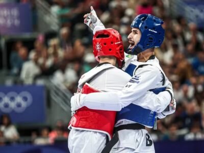 Netinho é bronze no taekwondo em Paris 2024