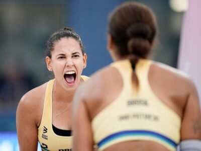 Paris 2024: Ana Patrícia e Duda dominam o vôlei de praia