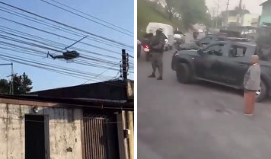 Polícia invade Complexo do Salgueiro com reforço aéreo em São Gonçalo