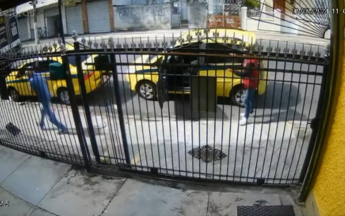 Taxista é esfaqueado e assaltante é preso - Vídeo