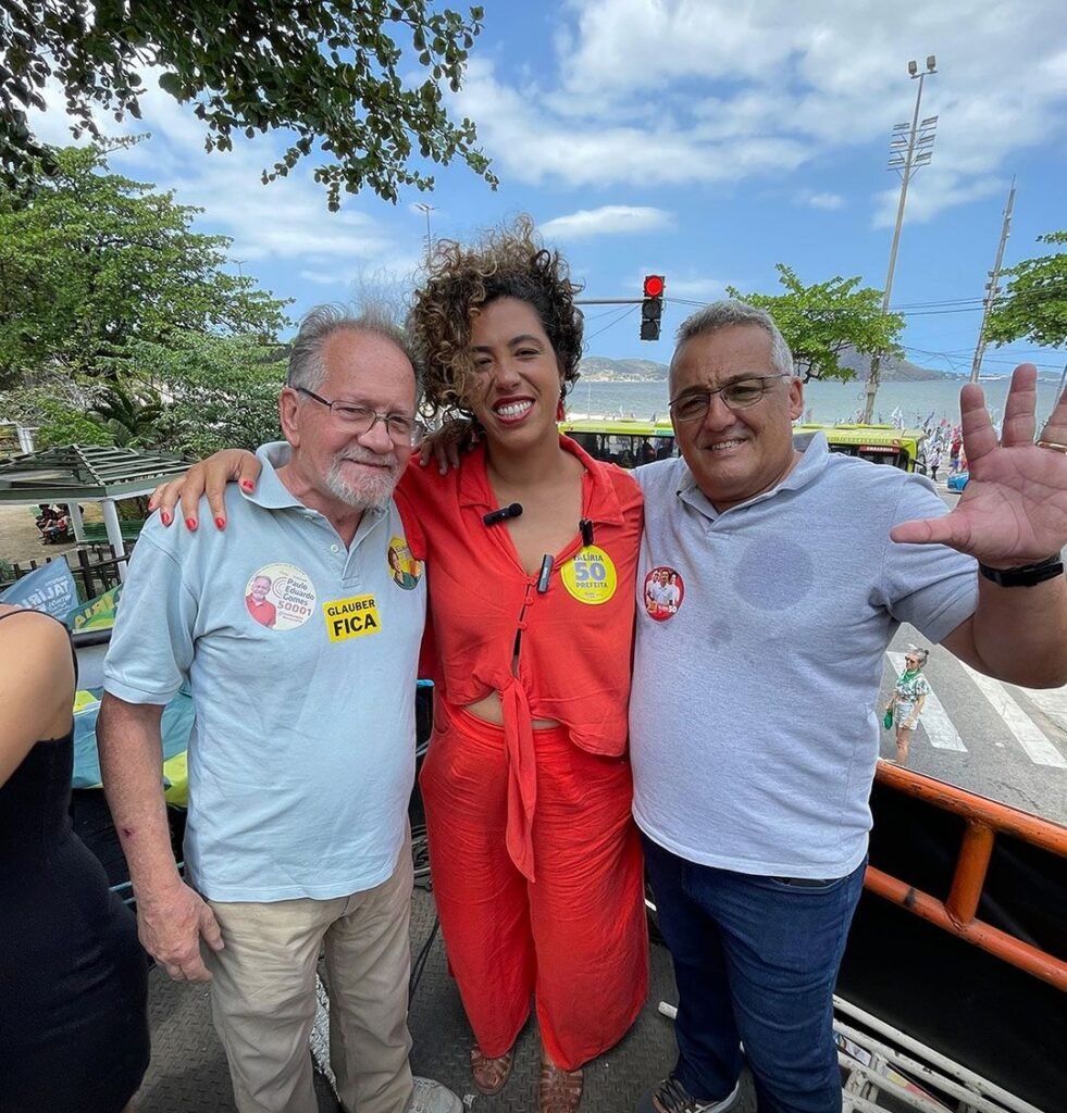 Vereador Paulo Eduardo Gomes, Talíria e Fernando Rodovalho | Divulgação