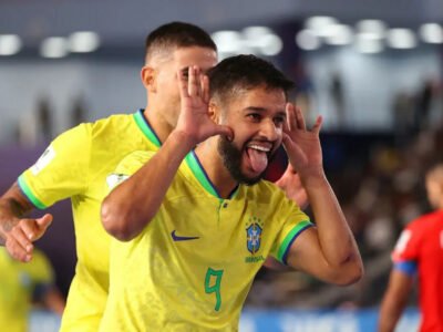 Brasil vence Marrocos e avança na Copa do Mundo de Futsal