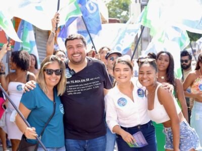 Candidato a prefeito Bruno Lessa faz campanha no Fonseca e realiza caminhada pelo bairro, juntamente com sua vice de chapa, Bruna Doriel, ouvindo demandas e apresentando propostas para a Zona Norte | Reprodução