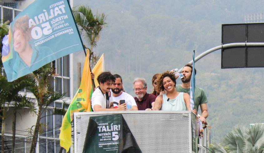 Mais de 200 carros participam de carreata de Talíria em Niterói neste domingo | Liz Lemos/Divulgação