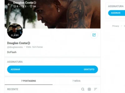 Douglas Costa estreia no OnlyFans após deixar o Fluminense