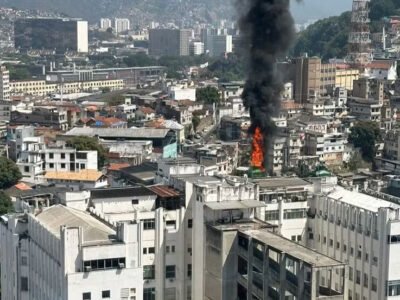 Incêndio Hospital dos Servidores no Rio - Vídeo