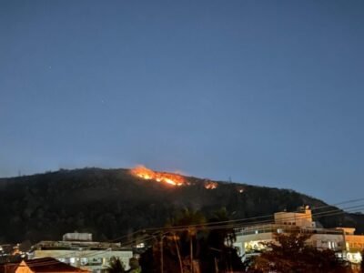 Niterói: Incêndio destrói mata em São Francisco