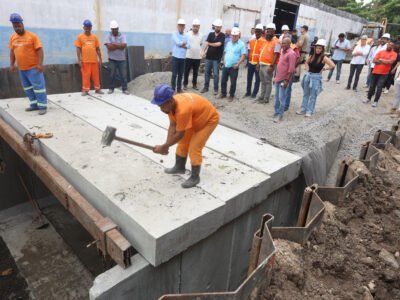 Niterói vistoria obras de macrodrenagem na Engenhoca e Barreto