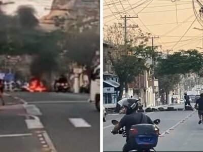 Pelo segundo dia, traficantes ordenam incêndios em barricadas na Zona Norte de Niterói