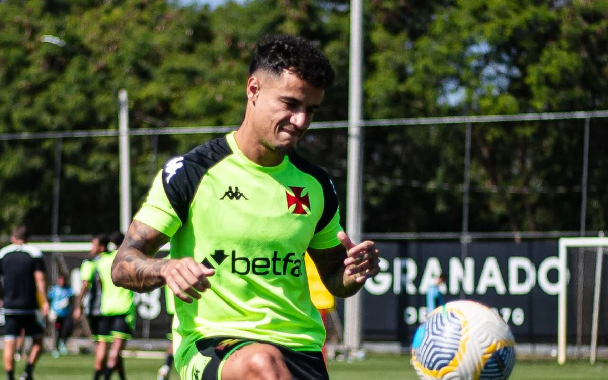 Philippe Coutinho em dúvida para próximo jogo do Vasco
