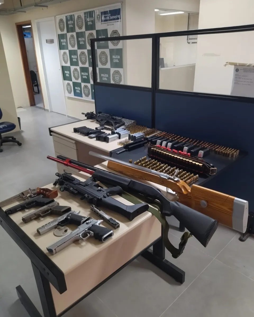 Polícia Civil apreende arsenal em São Gonçalo - Vídeo