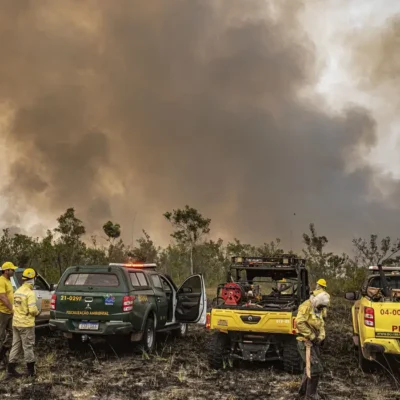 Força Nacional do SUS está pronta para socorrer Brasil ardendo em chamas | Mayangdi Izaugarat/Ibama/Divulgação