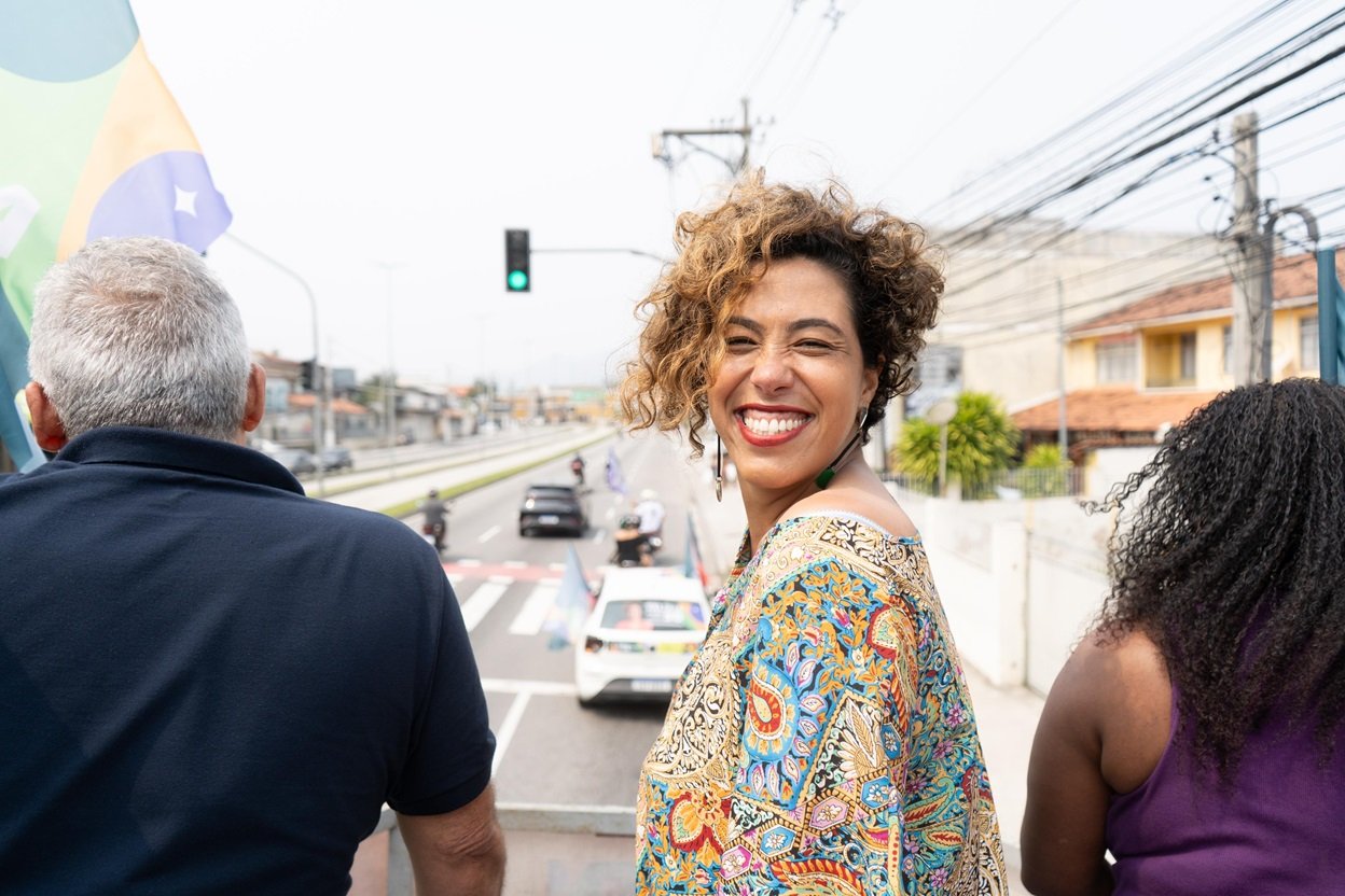 Niterói: deputada federal e candidata à prefeitura de Niterói, Talíria Petrone (Psol), explica significado de seu nome raro e comenta as dificuldades que algumas pessoas, eleitores e eleitoras têm ao pronunciá-lo | Divulgação