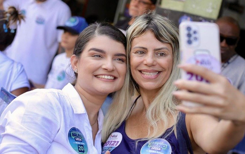 Vice de Bruno Lessa (Podemos), Bruna Doriel (Avante) propõe transformar maternidade Alzira Reis em Hospital da Mulher.