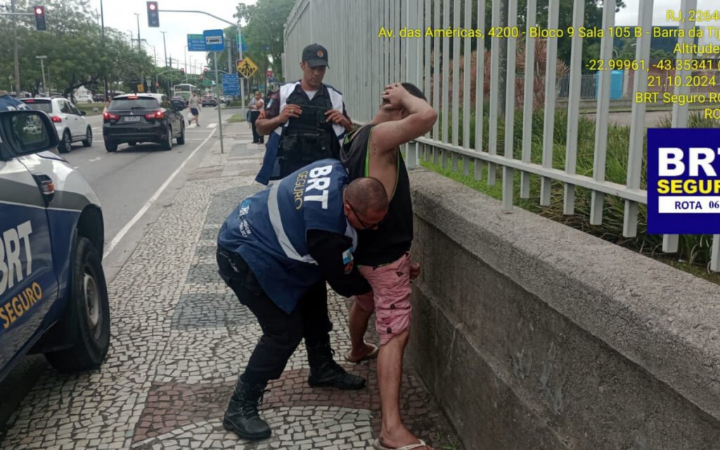 BRT Seguro: Ação rápida resulta em três prisões