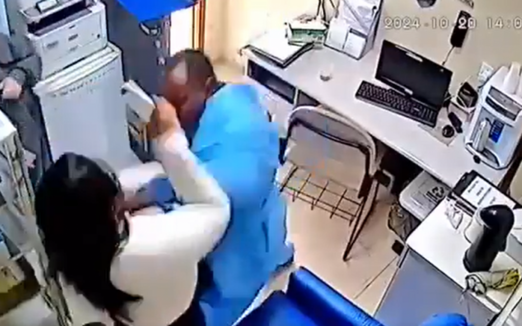 Baixada: Funcionária é agredida por colega em hospital - Vídeo