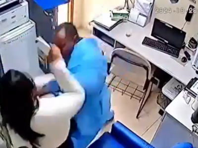 Baixada: Funcionária é agredida por colega em hospital - Vídeo