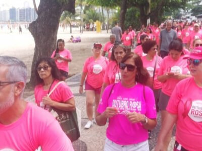 Caminhada do Outubro Rosa movimenta Niterói neste domingo