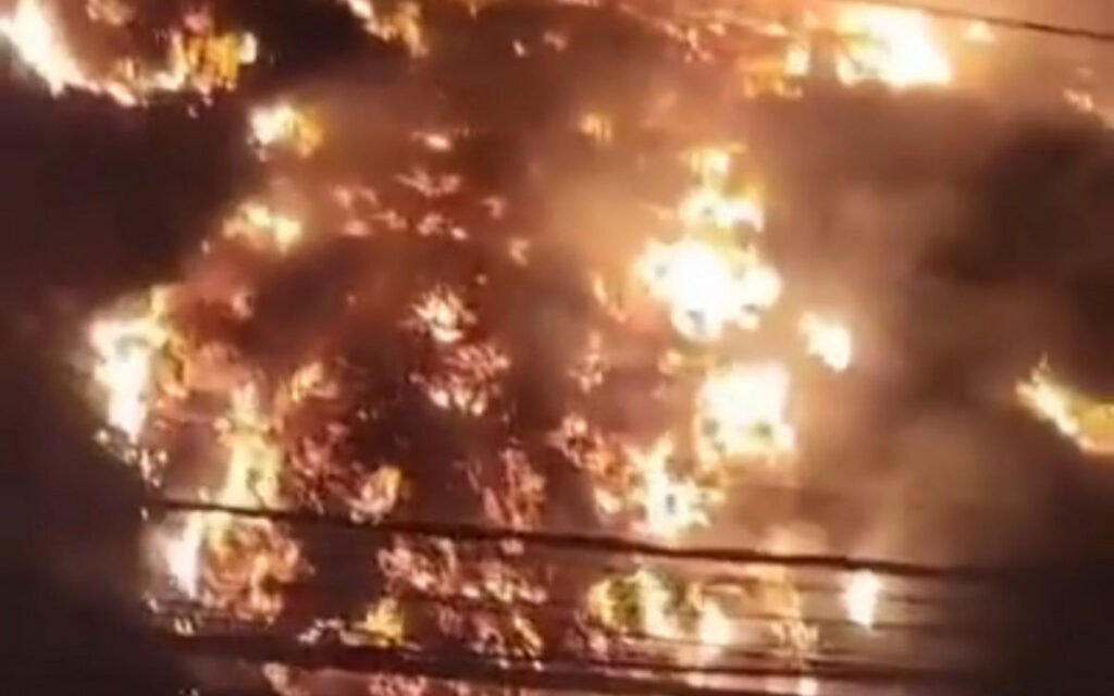 Defesa Civil interdita sete imóveis após incêndio em Muzema