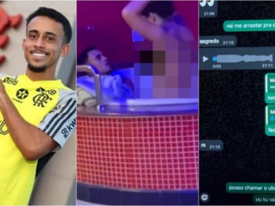 Jogador do Flamengo tem vídeo íntimo vazado nas redes sociais