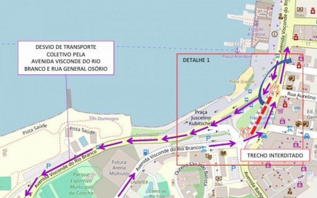 Niterói: linhas de ônibus terão mudança a partir de segunda-feira (11)