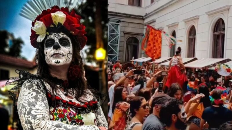 Celebração do “Dia dos Mortos” chega ao Museu da República no Rio, oferecendo atrações culturais gratuitas até domingo, das 9h às 18h.