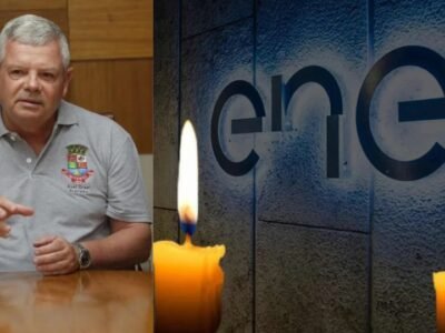 Apagão da Enel em Niterói: prefeito Axel Grael cobra concessionária para normalização do fornecimento de energia na cidade | Reprodução/Montagem