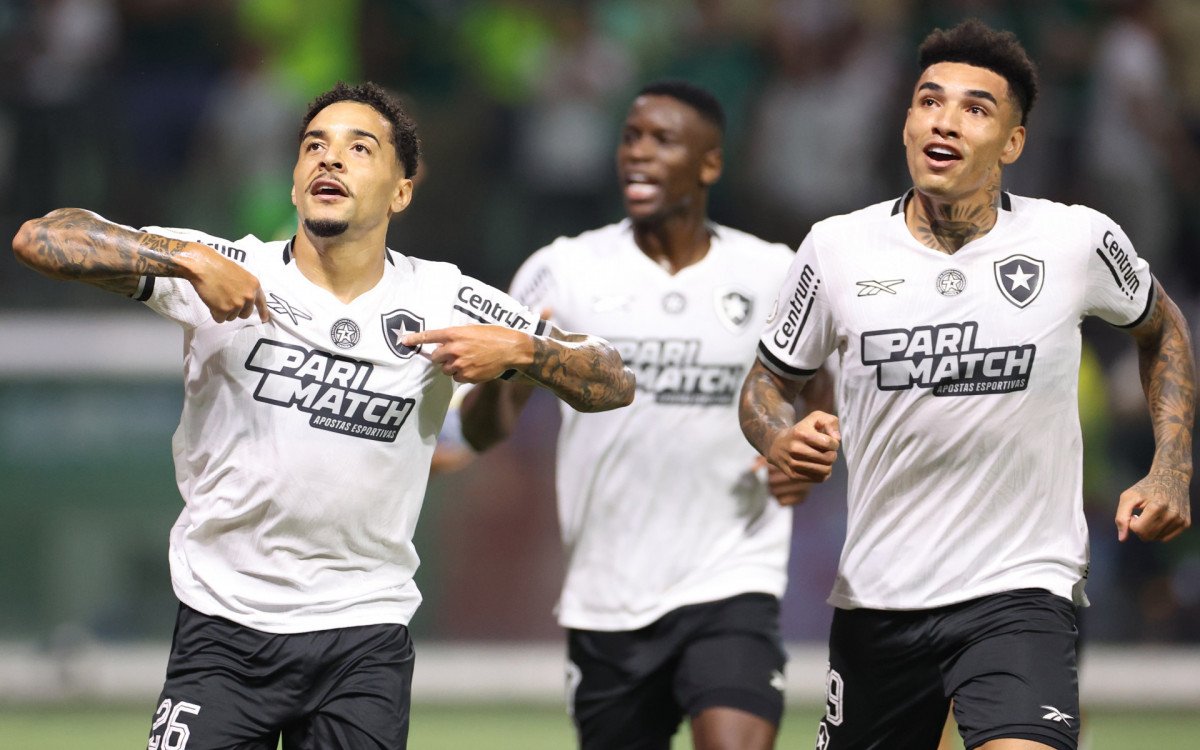 Botafogo surra o Palmeiras em São Paulo pelo Brasileirão