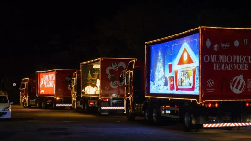 Coca-Cola define data e trajeto da caravana de Natal que passará por Saquarema, levando alegria, emoção e encantamento para toda cidade com o tema "Desperte o Papai Noel que Há em Você" | Divulgação