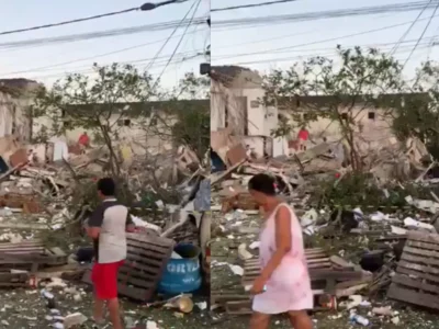 Desabamento de prédio deixa três mortos em Maceió - Vídeo