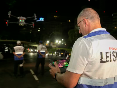 Drone Lei Seca | Foto: Paulo Fernandes / Segov RJ / Divulgação