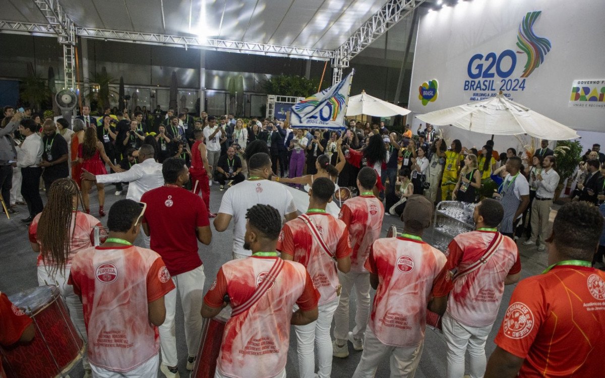 GRES Acadêmicos do Salgueiro brilha em evento do G20 no Rio