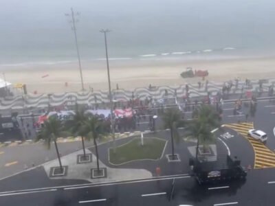 Manifestantes no Rio pedem apoio à Palestina antes do G20