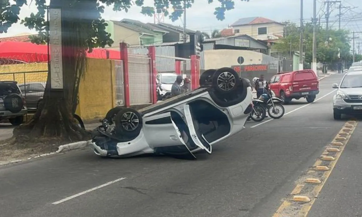 Niterói: Acidente interdita via e deixa mulher ferida na Região Oceânica - Vídeo