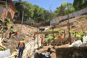 Obras de contenção de encostas melhoram infraestrutura em Niterói