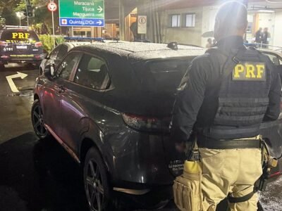 PRF recupera veículo roubado na Ponte Rio-Niterói