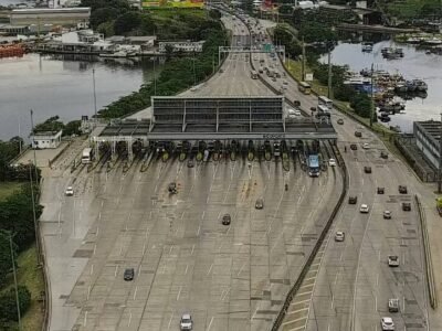 Ponte Rio-Niterói: manhã de sexta-feira com trânsito normal sentido Rio