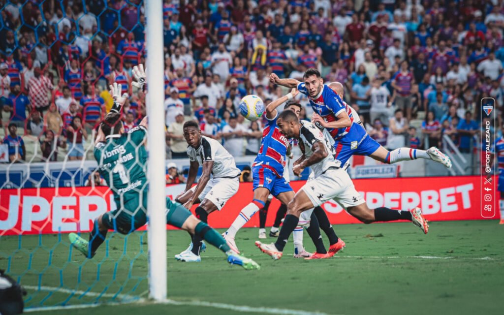 Vasco da mole é perde para o Fortaleza pelo Brasileirão