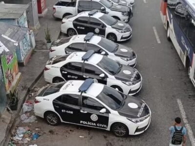 Megaoperação da Polícia Civil combate roubos de cargas e veículos no Complexo da Maré; tiroteio assusta moradores e motoristas.