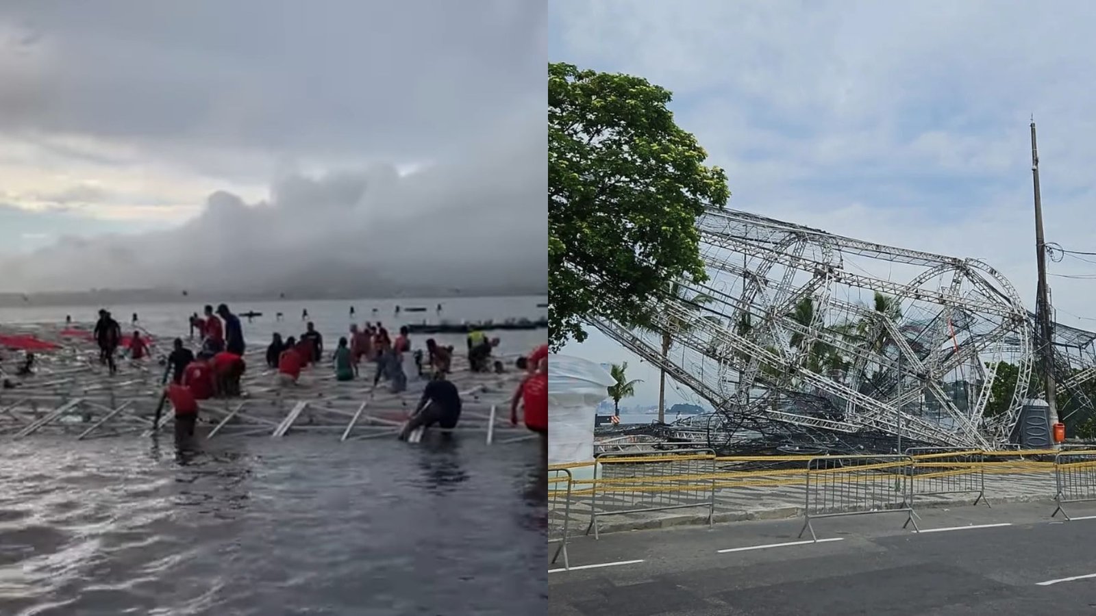 Árvores que despencaram em Niterói e Maricá são da mesma empresa