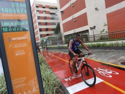 Ciclistas em Niterói ultrapassam 1 milhão na Marquês de Paraná