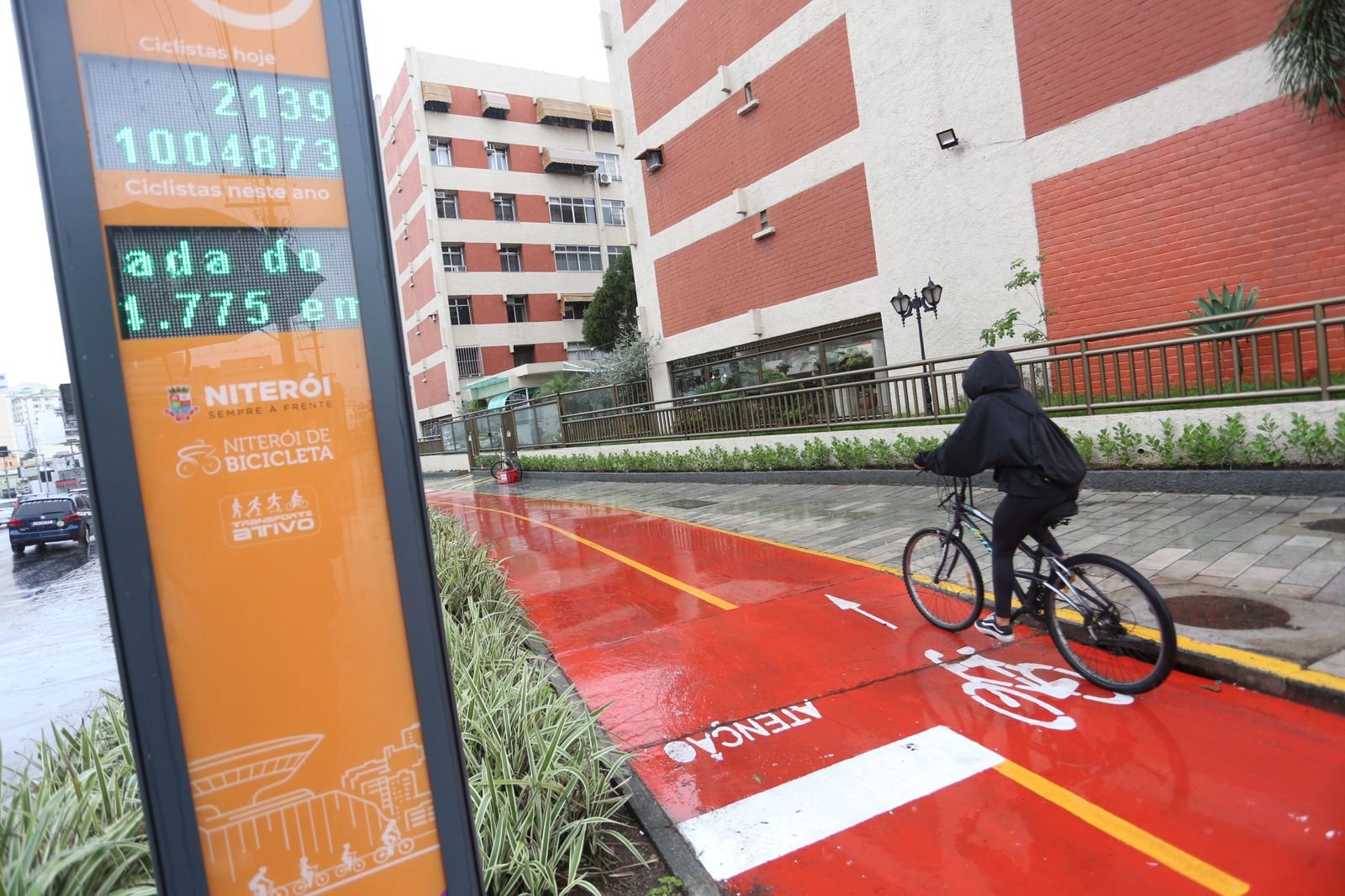 Ciclistas em Niterói ultrapassam 1 milhão na Marquês de Paraná