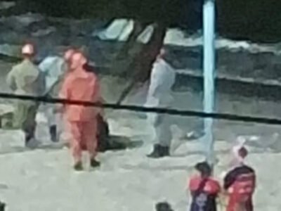 Corpo encontrado em praia na Ilha do Governador