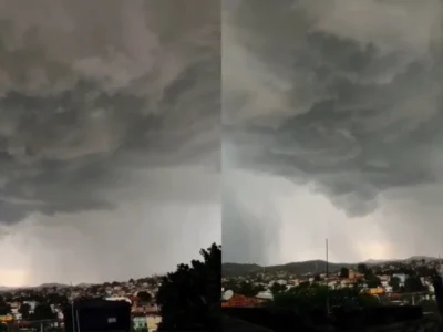 Forte tempestade deixa bairros de Niterói e São Gonçalo sem luz