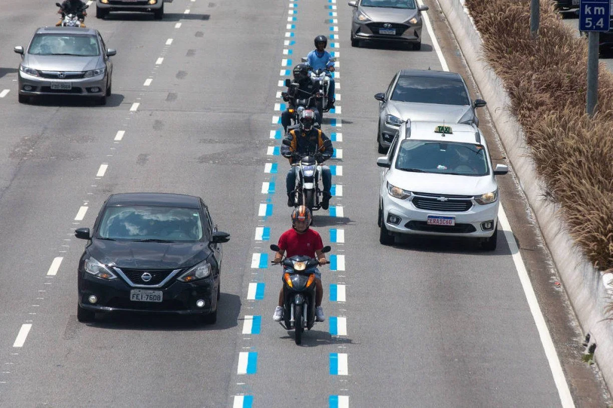 Inauguração da nova motofaixa no Rio começa na segunda
