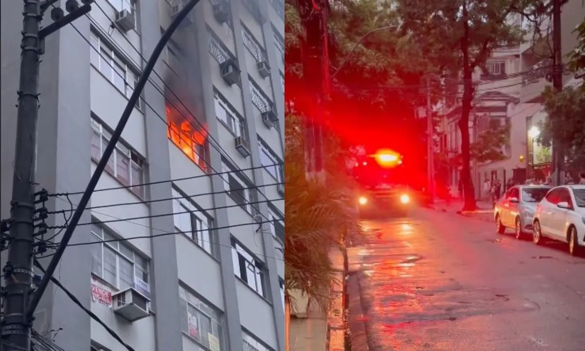 Incêndio em apartamento de Icaraí deixa mulher morta e idosa ferida - Vídeos