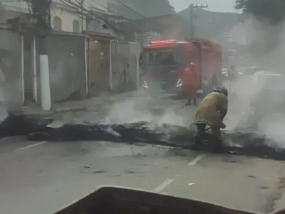 Moradores protestam contra falta de energia em Niterói - Vídeo