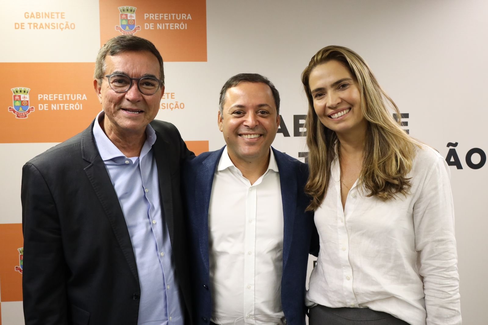 Paulo Bagueira: de vice-prefeito a secretário de Governo, juntamente  com o prefeito, Rodrigo, e a vice, Isabel | Divulgação/Luciana Carneiro/Prefeitura de Niterói