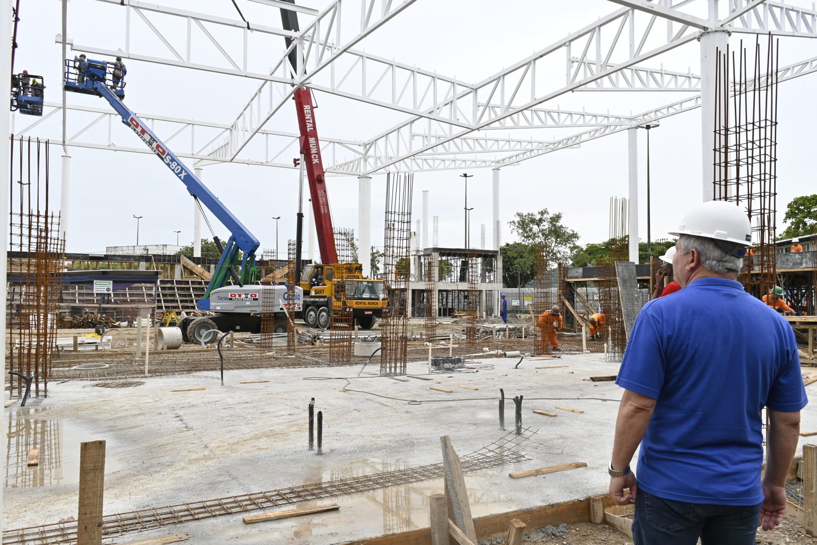 Novo Ginásio Poliesportivo da Concha Acústica avança com obras em Niterói