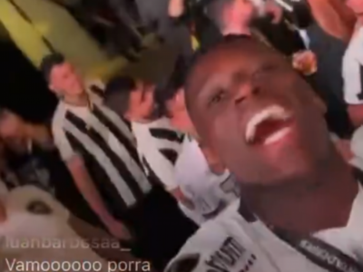 Provocações marcam celebração do Botafogo pelo título da Libertadores - Vídeo